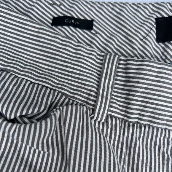 Talbots curvy striped slacks size 6 - Picture 2 of 5